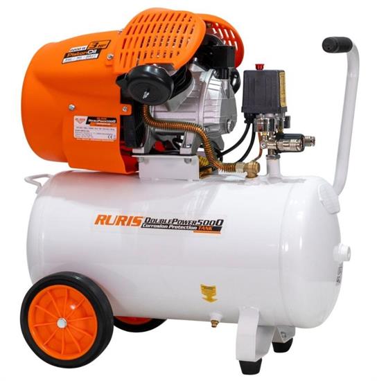 COMPRESSORE DOPPIO PISTONE 50LT