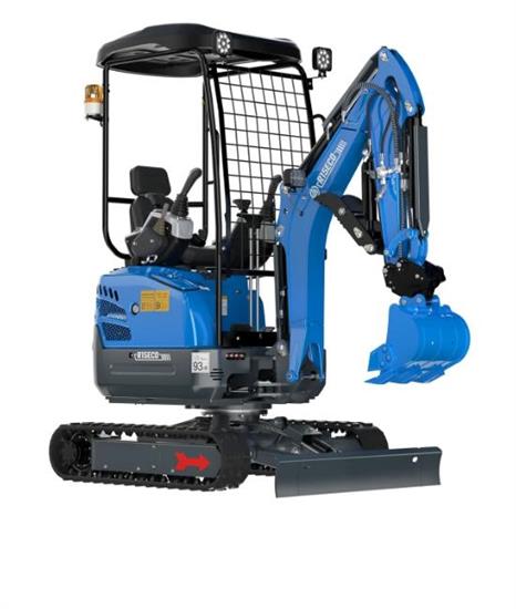 MINIESCAVATORE R15 1500KG MOTORE KUBOTA
