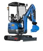 MINIESCAVATORE R15 1500KG MOTORE KUBOTA